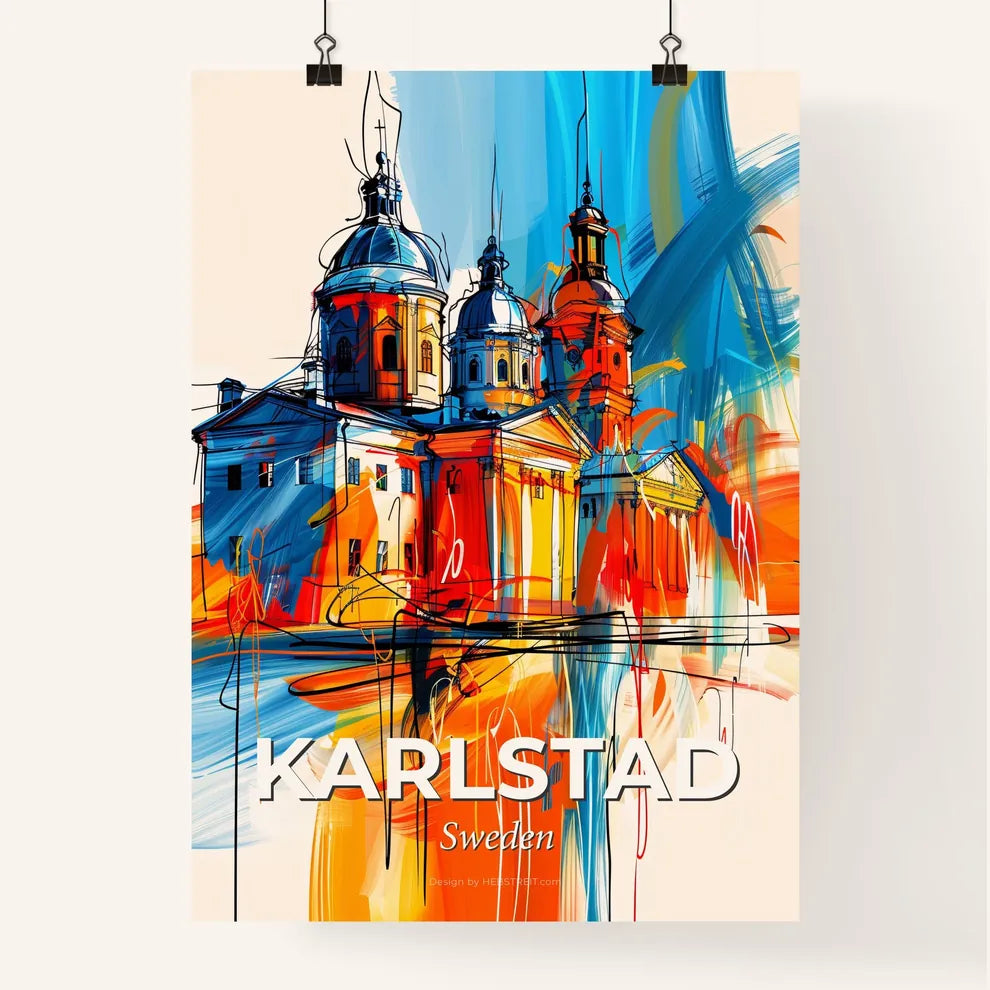 Vibrant Karlstad, Sweden Poster