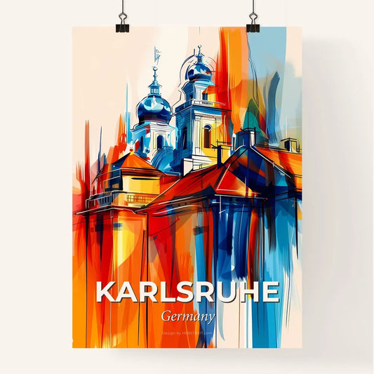 Vibrant Karlsruhe, Germany Poster