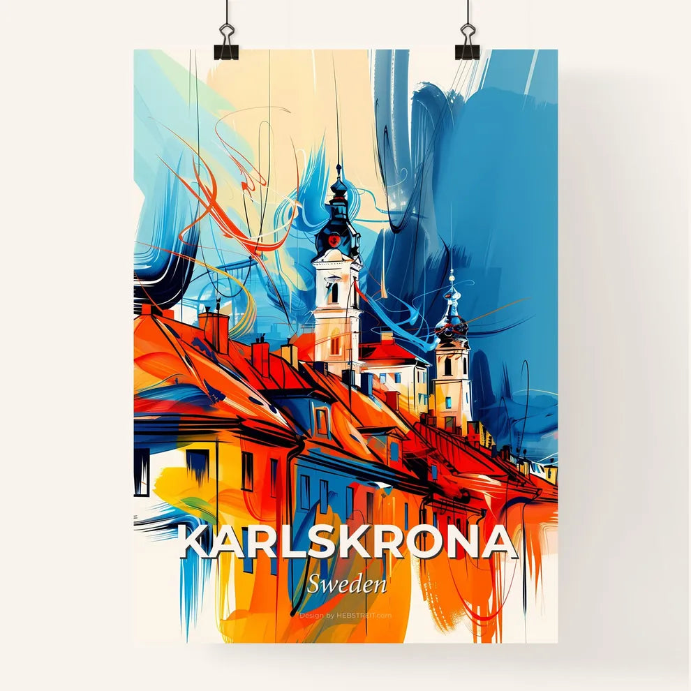Vibrant Karlskrona, Sweden Poster
