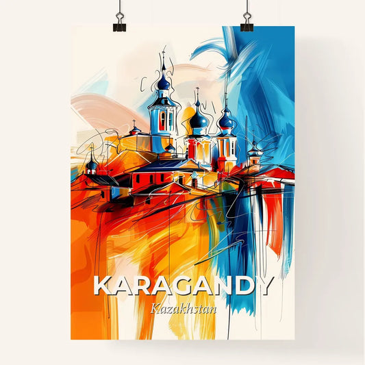 Vibrant Karagandy, Kazakhstan Poster
