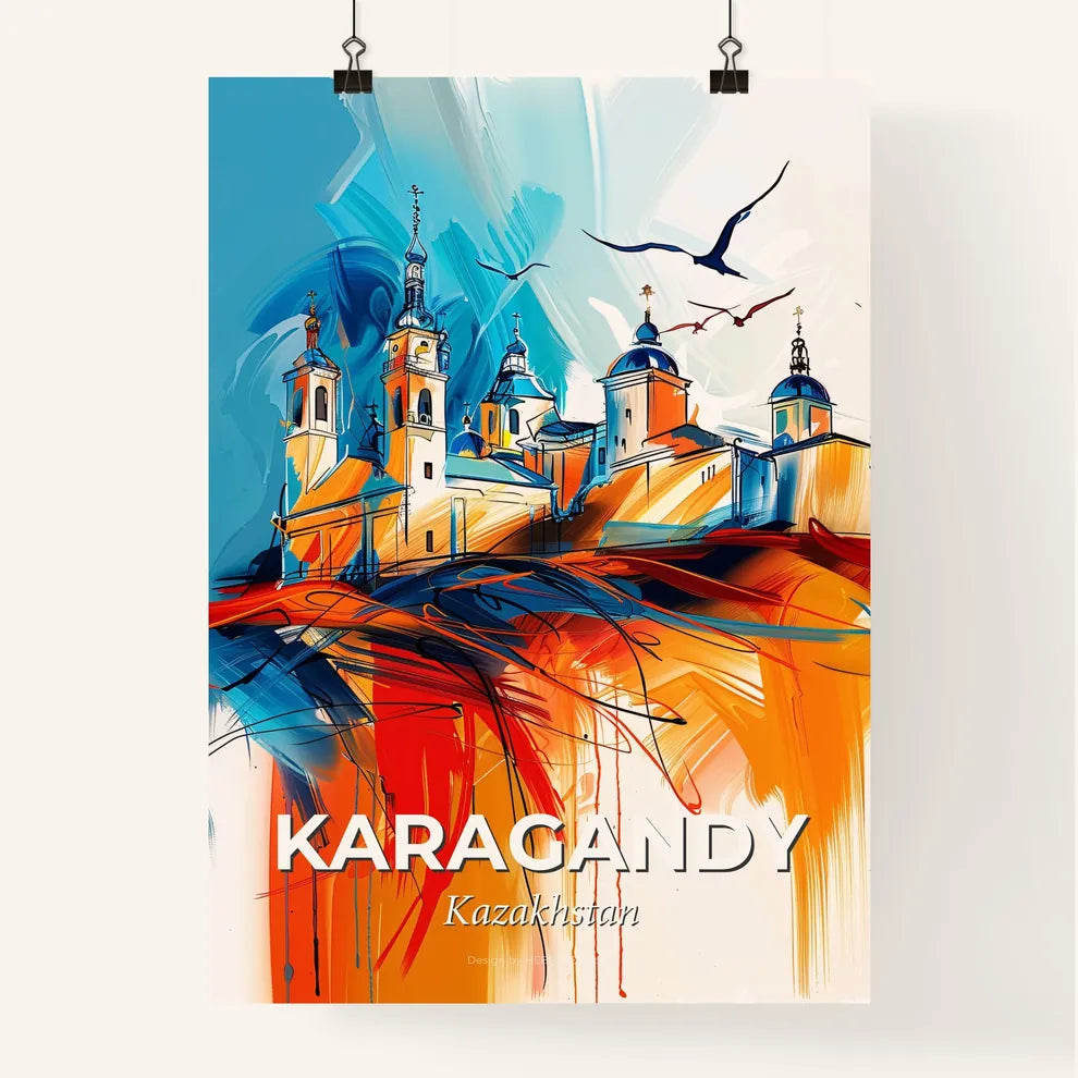 Vibrant Karagandy, Kazakhstan Poster