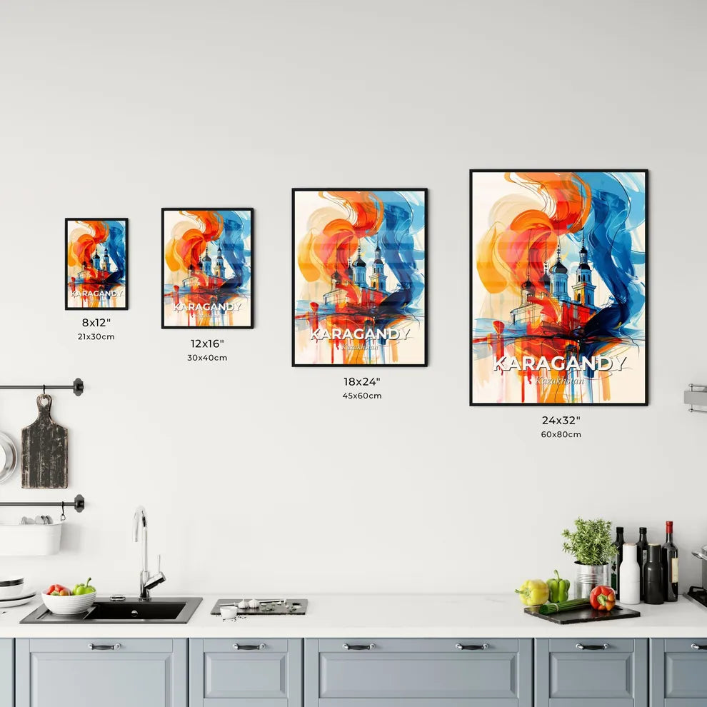 Vibrant Karagandy, Kazakhstan Kitchen Art