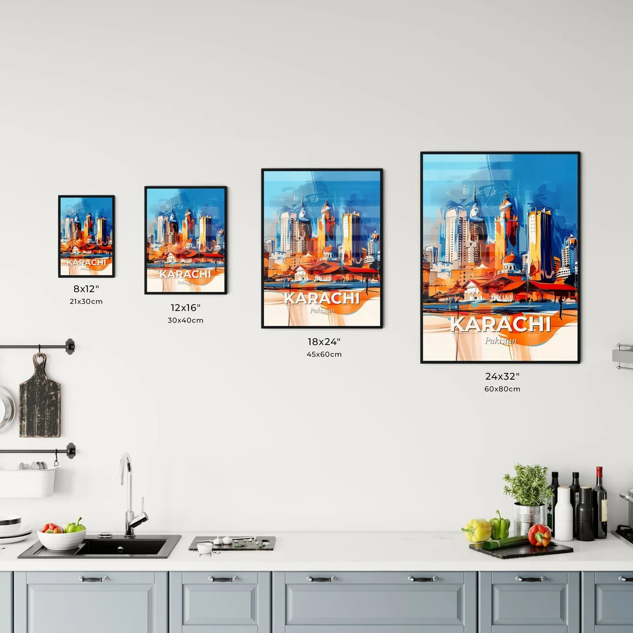 Vibrant Karachi, Pakistan Kitchen Art