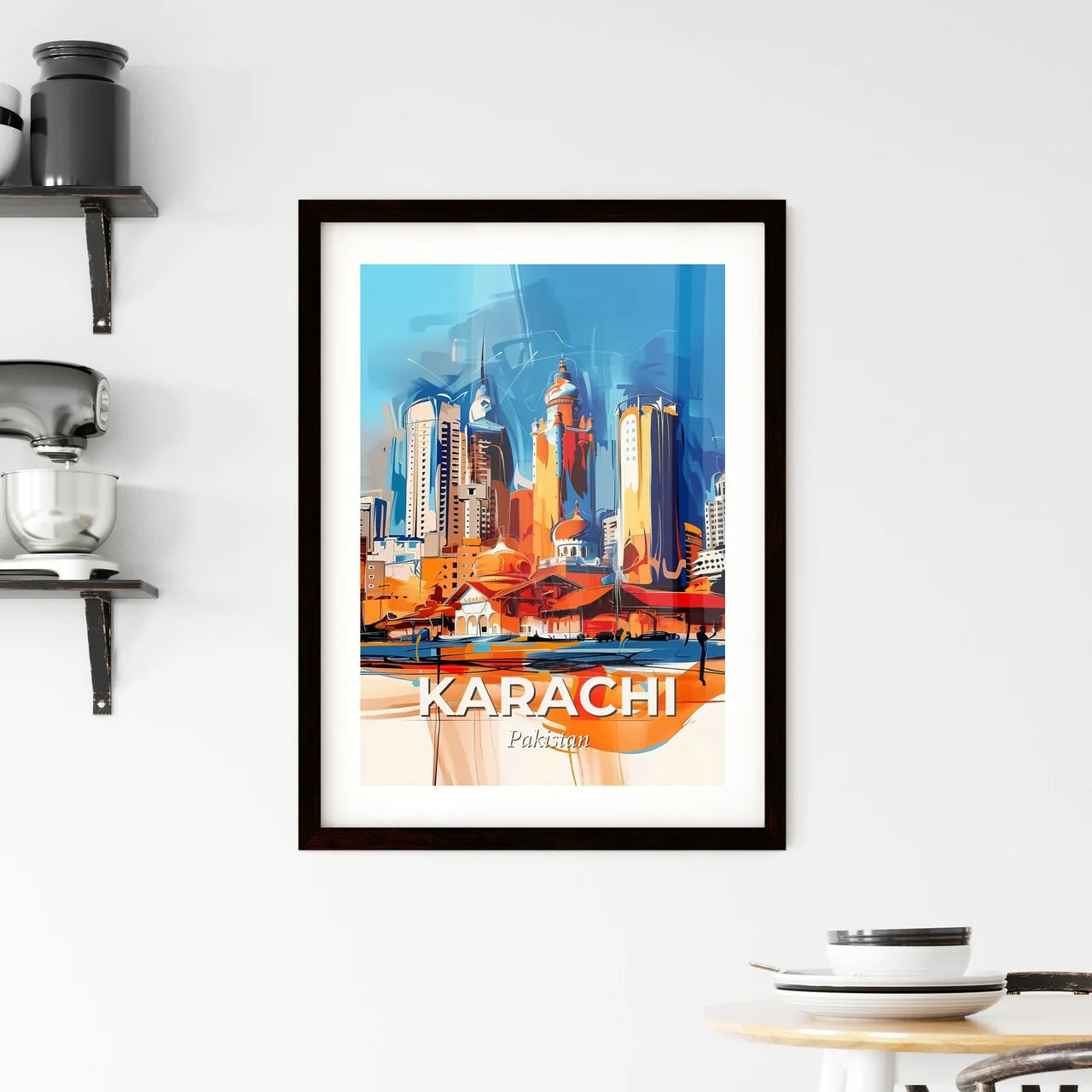 Vibrant Karachi, Pakistan Framed Print