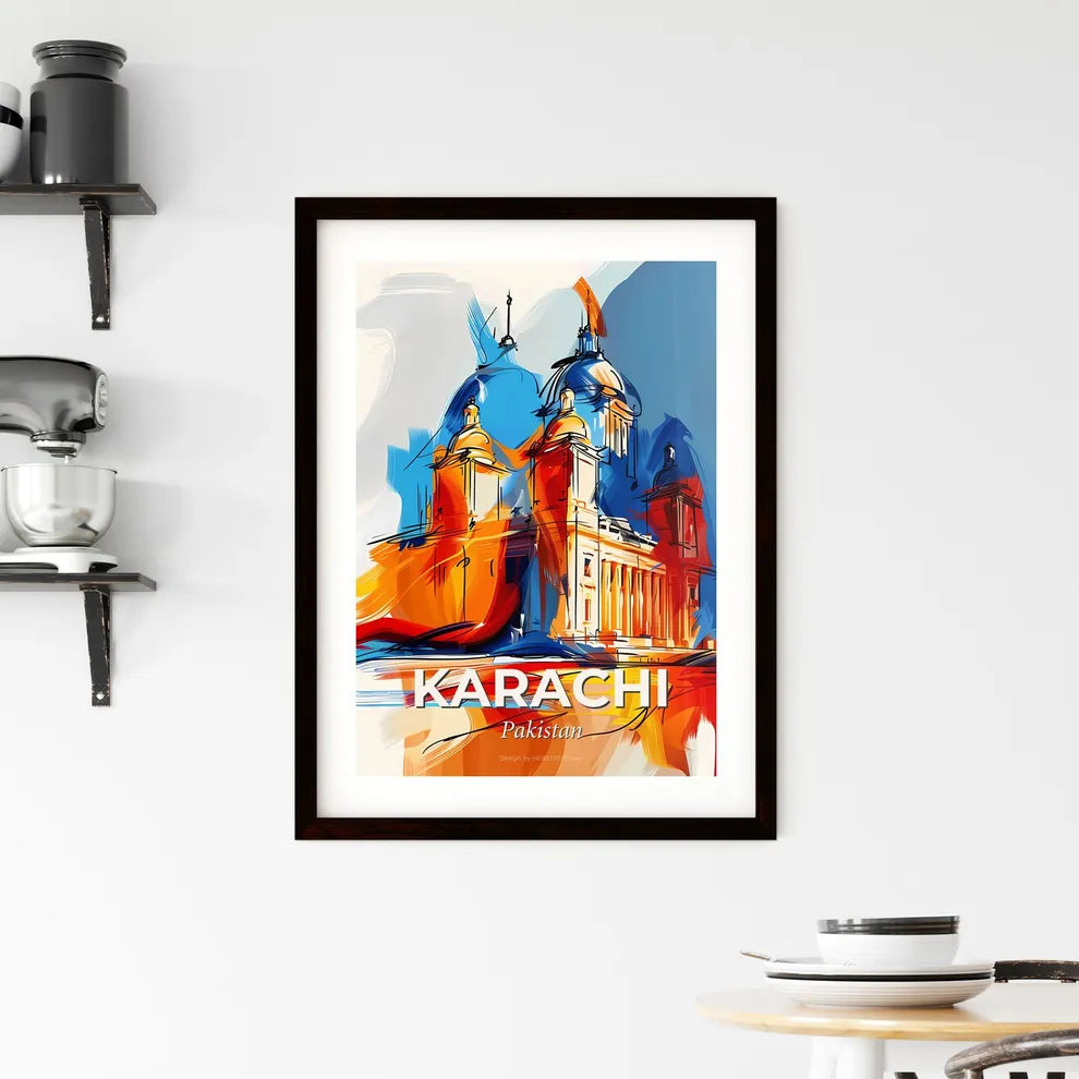 Vibrant Karachi, Pakistan Framed Print
