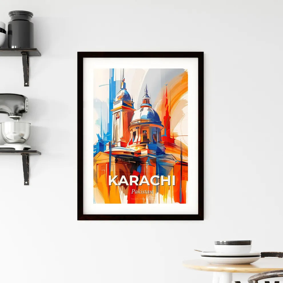 Vibrant Karachi, Pakistan Framed Print