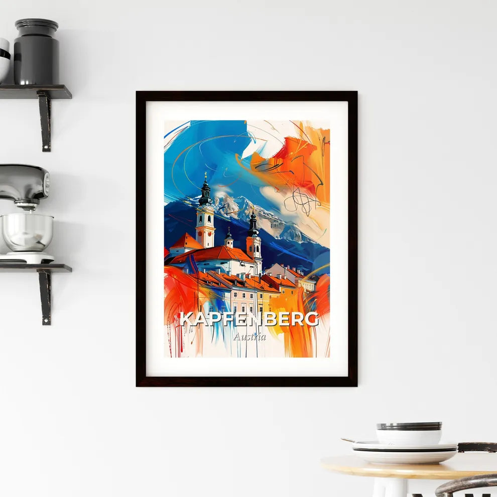 Vibrant Kapfenberg, Austria Framed Print