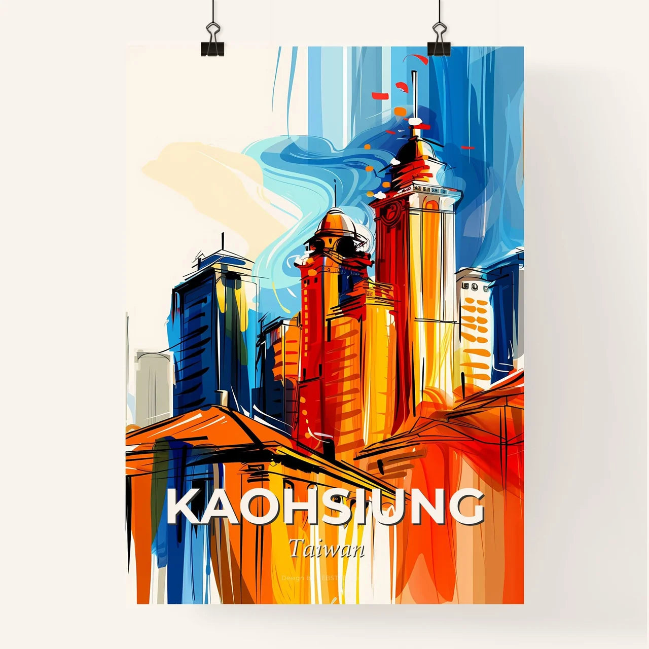 Vibrant Kaohsiung, Taiwan Poster