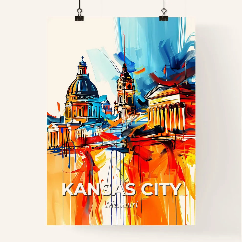 Vibrant Kansas City, Missouri Poster
