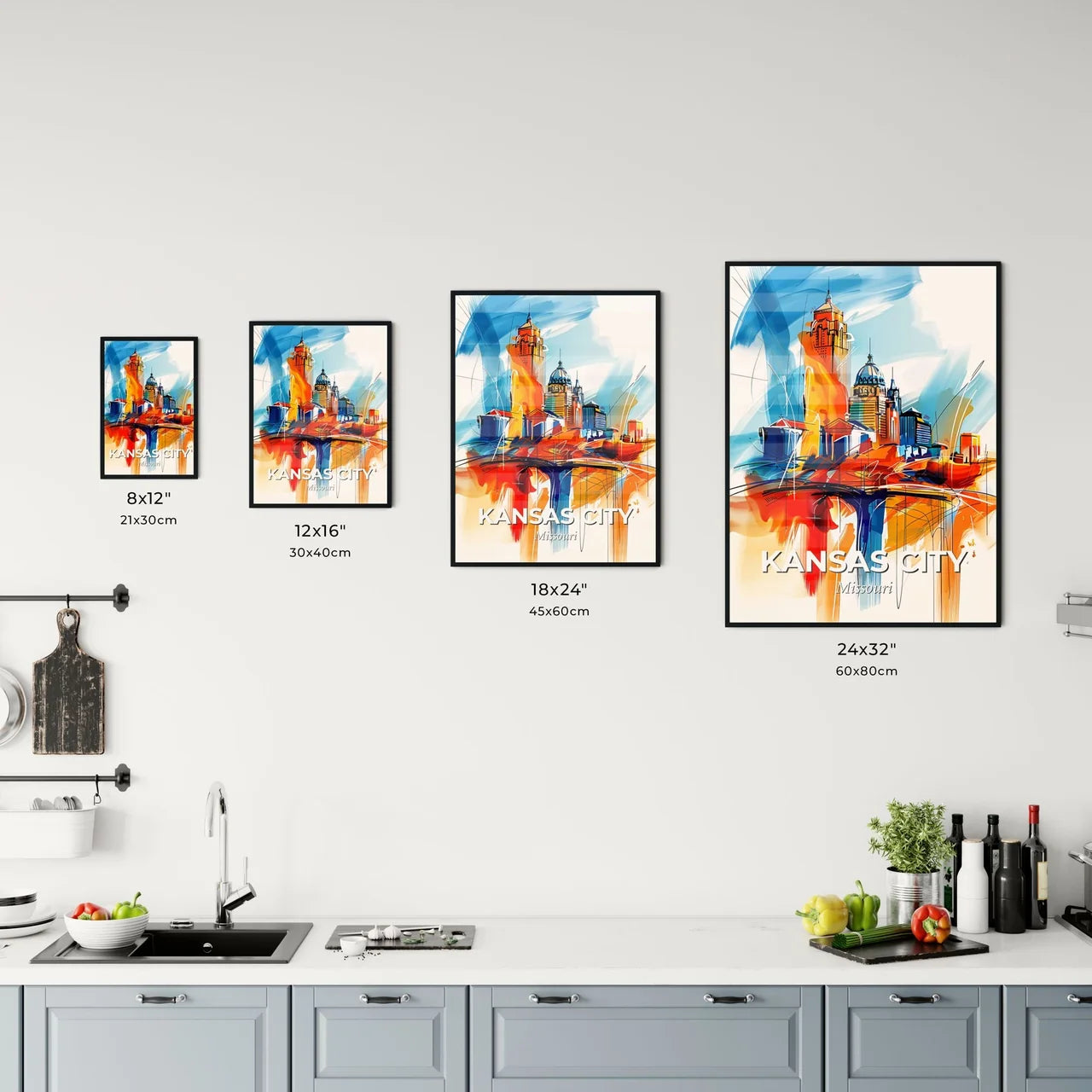 Vibrant Kansas City, Missouri Kitchen Art