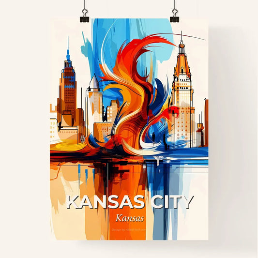 Vibrant Kansas City, Kansas Poster