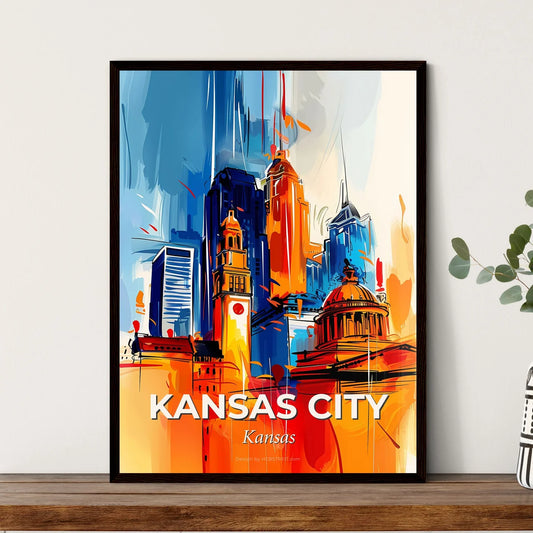 Vibrant Kansas City, Kansas Art Print