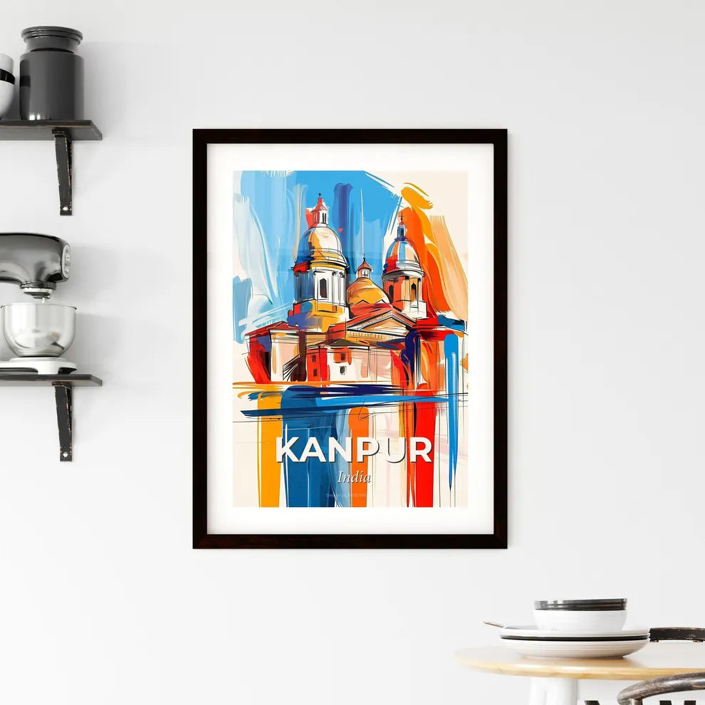 Vibrant Kanpur, India Framed Print