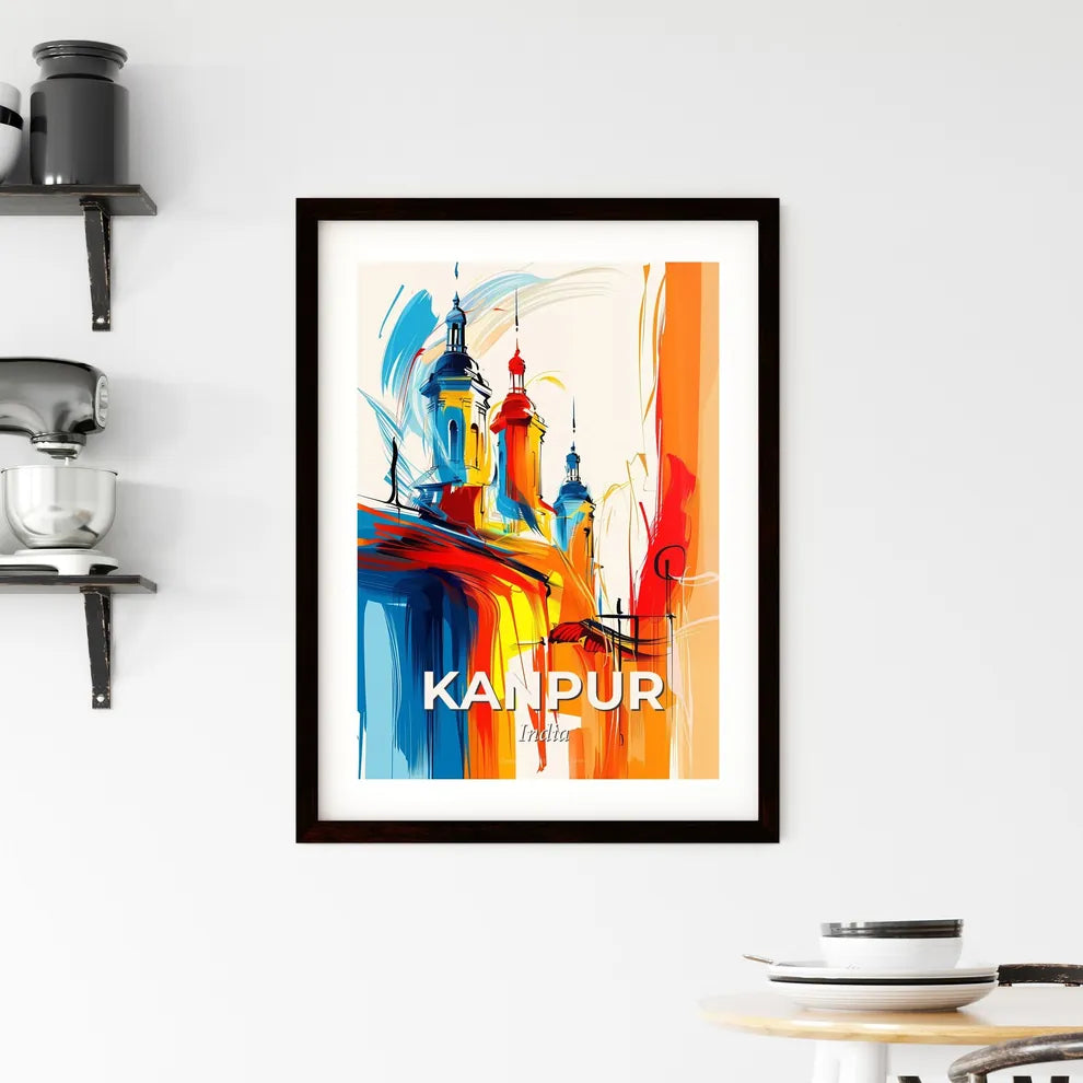 Vibrant Kanpur, India Framed Print