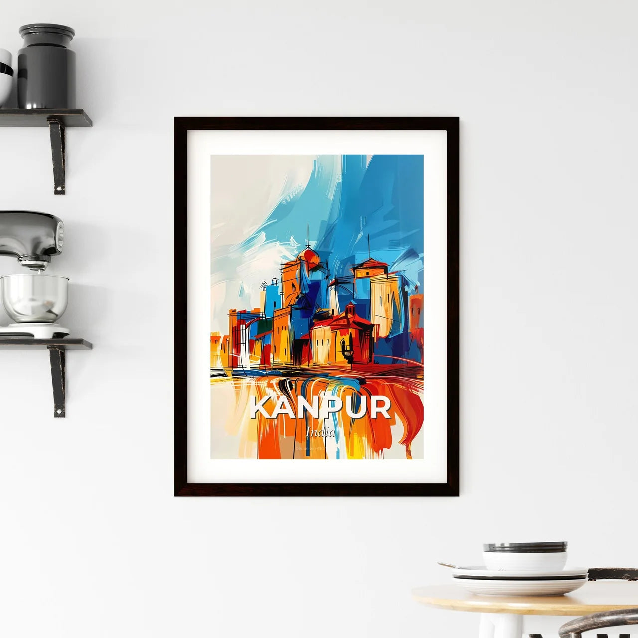 Vibrant Kanpur, India Framed Print