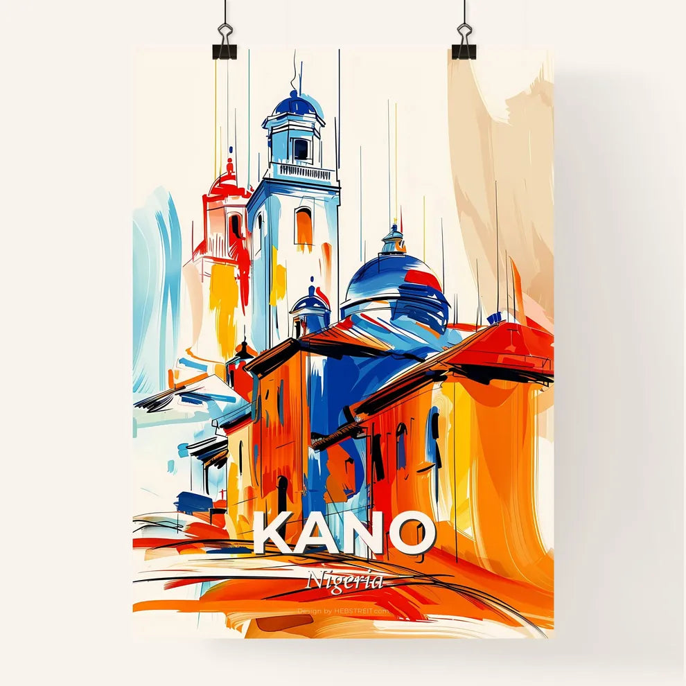 Vibrant Kano, Nigeria Poster
