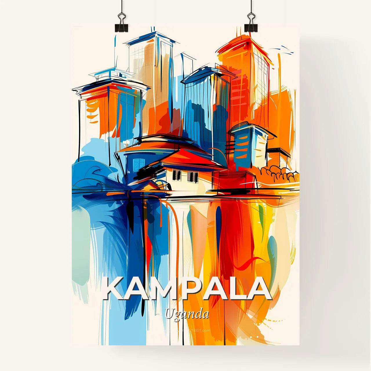 Vibrant Kampala, Uganda Poster