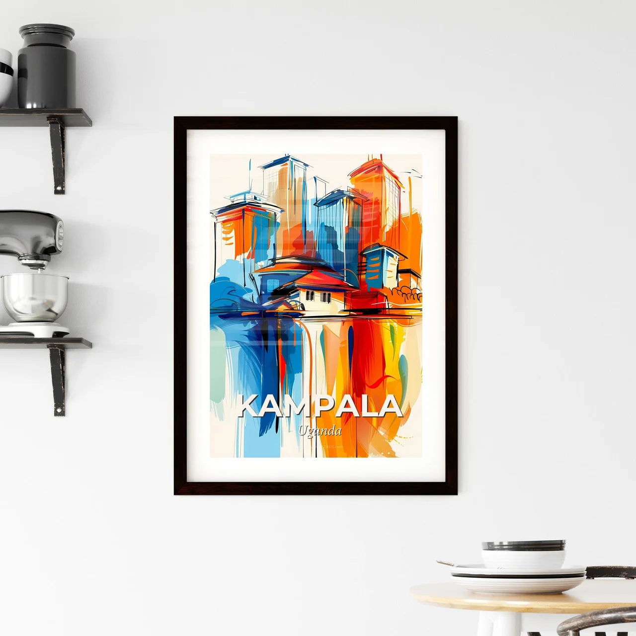 Vibrant Kampala, Uganda Framed Print