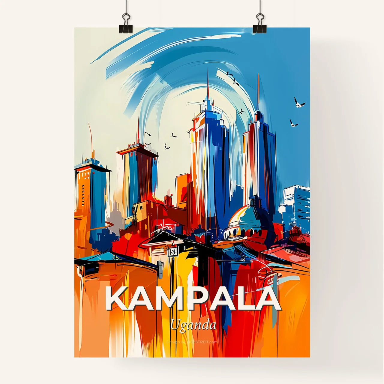 Vibrant Kampala, Uganda Poster