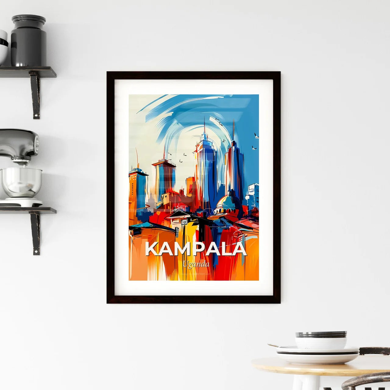 Vibrant Kampala, Uganda Framed Print