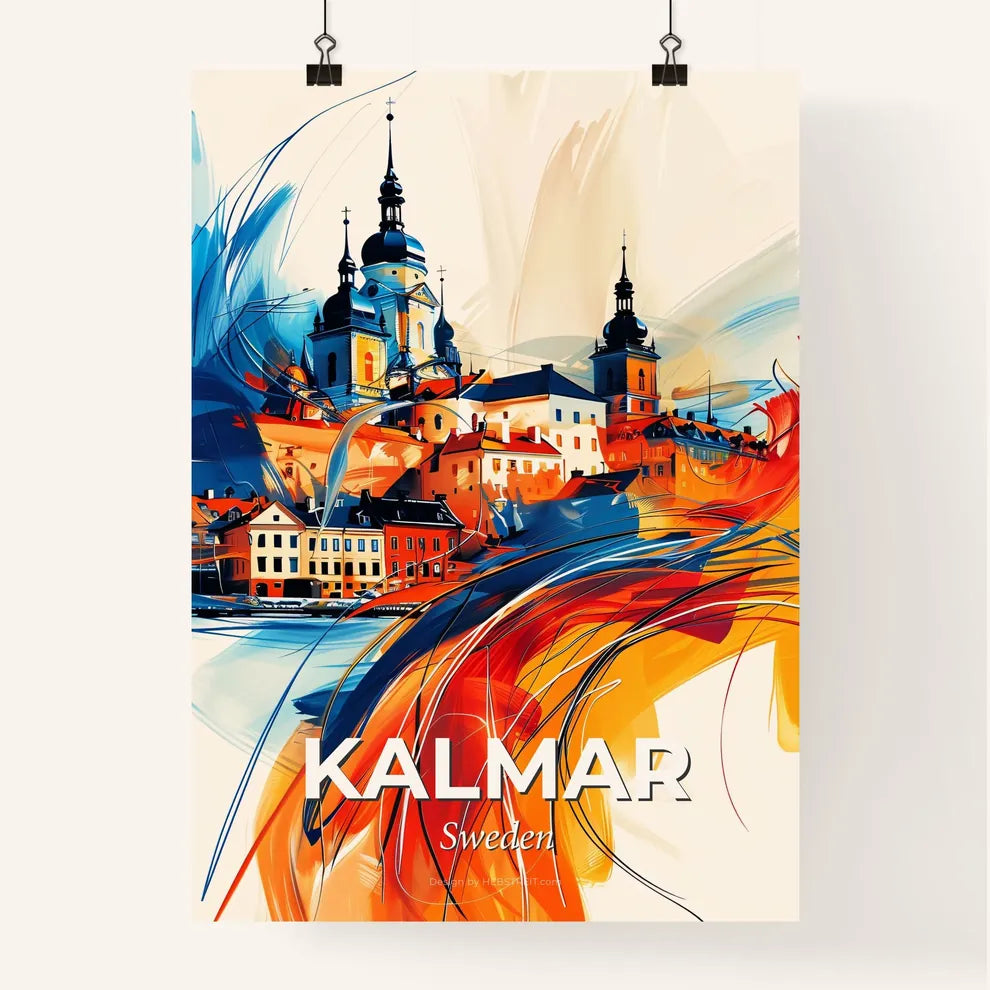 Vibrant Kalmar, Sweden Poster