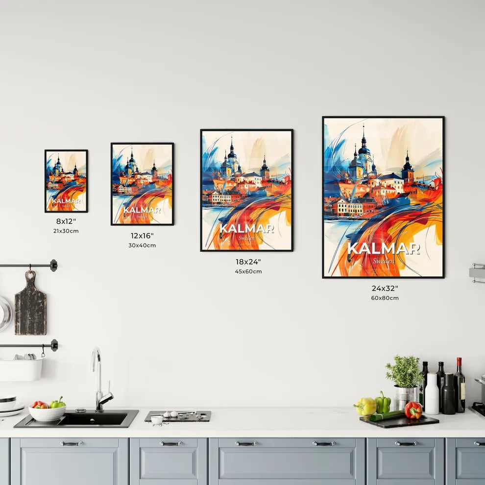Vibrant Kalmar, Sweden Kitchen Art