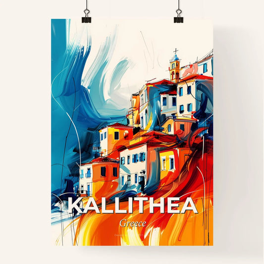 Vibrant Kallithea, Greece Poster