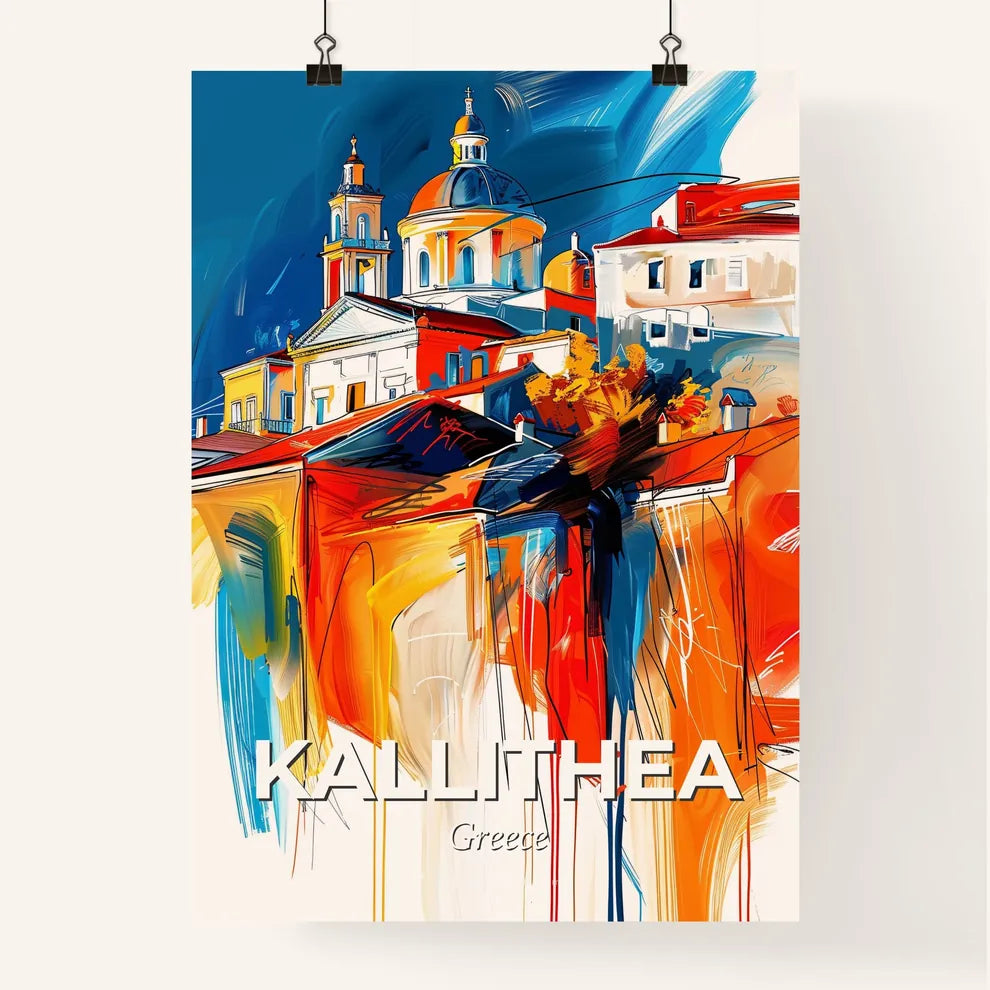 Vibrant Kallithea, Greece Poster