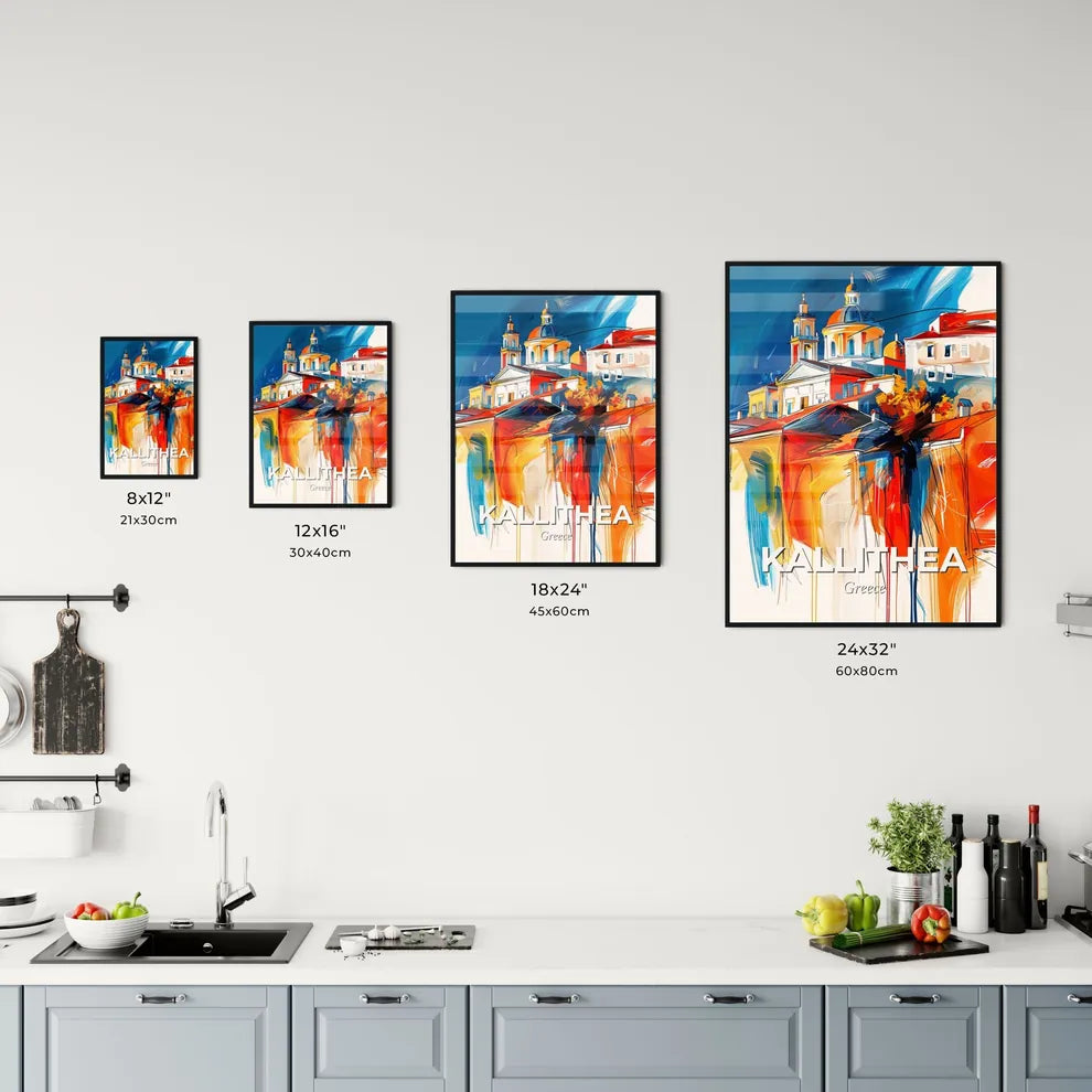 Vibrant Kallithea, Greece Kitchen Art