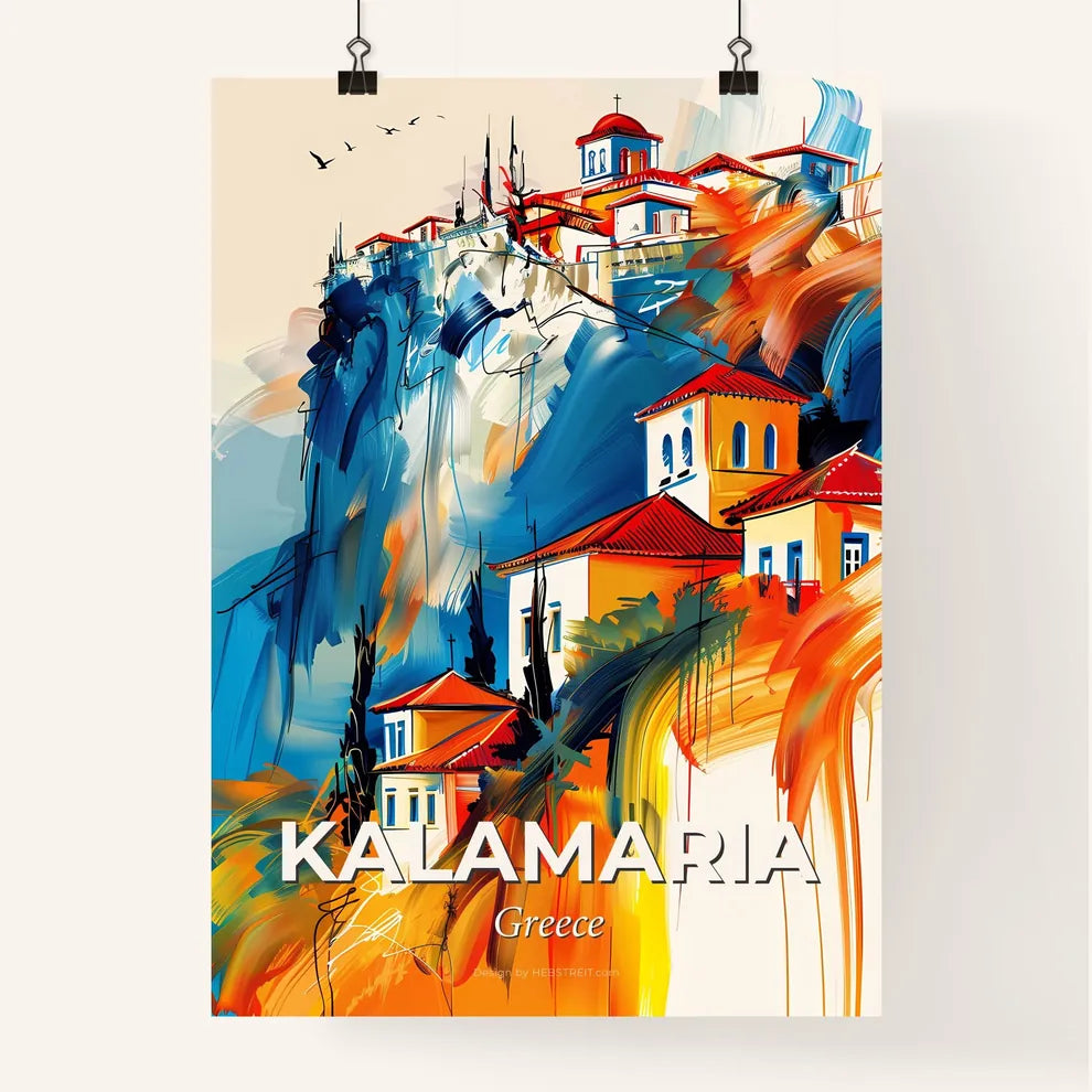 Vibrant Kalamaria, Greece Poster