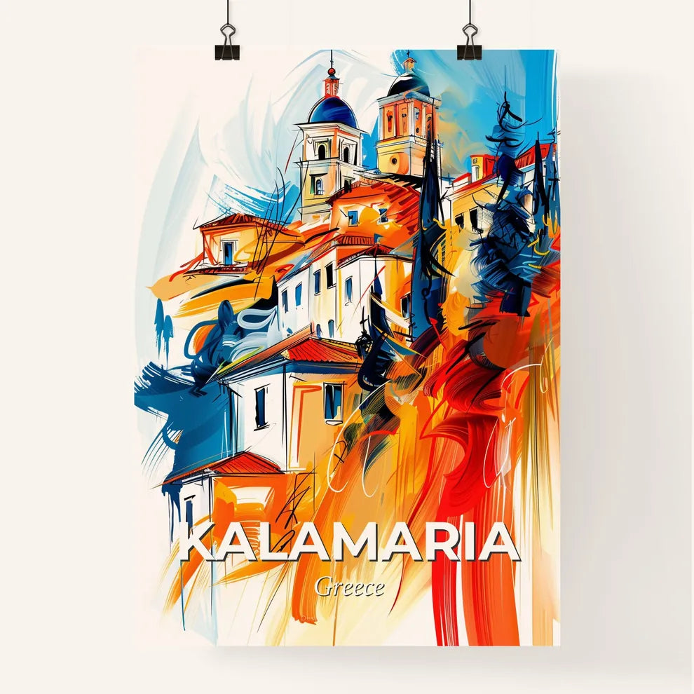 Vibrant Kalamaria, Greece Poster