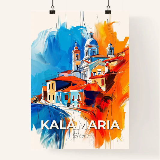 Vibrant Kalamaria, Greece Poster