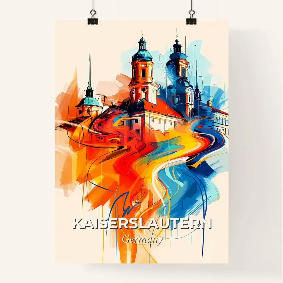 Vibrant Kaiserslautern, Germany Poster