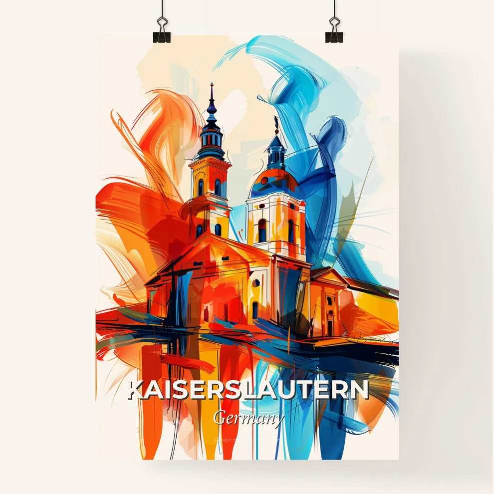 Vibrant Kaiserslautern, Germany Poster