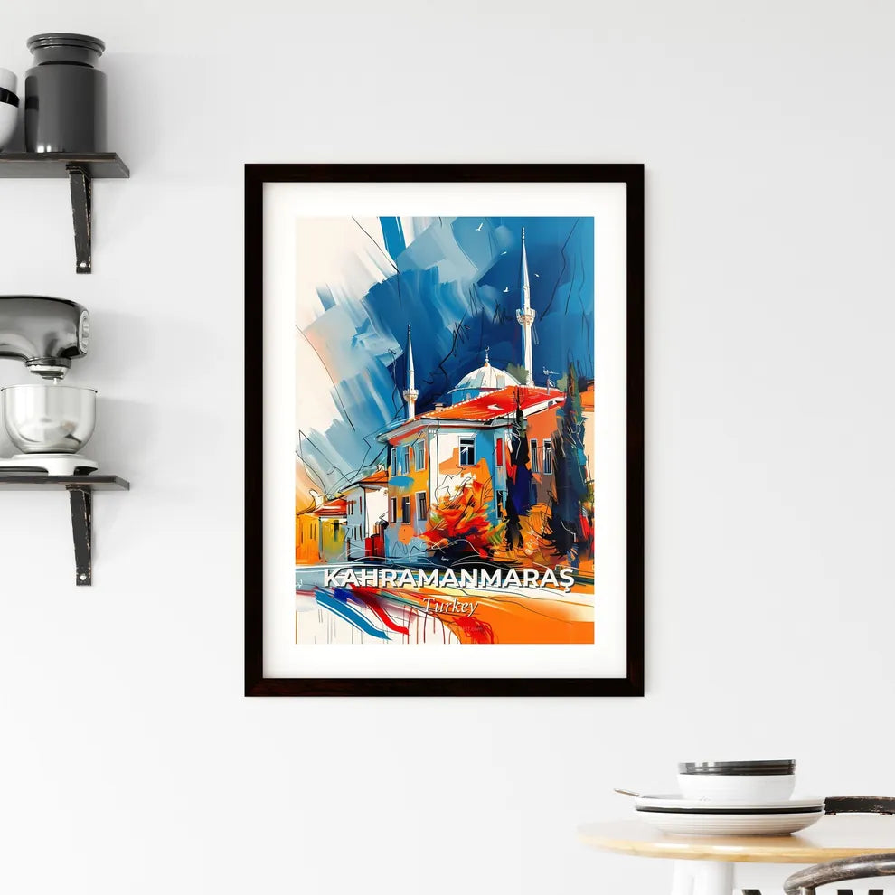 Vibrant Kahramanmaraş, Turkey Framed Print