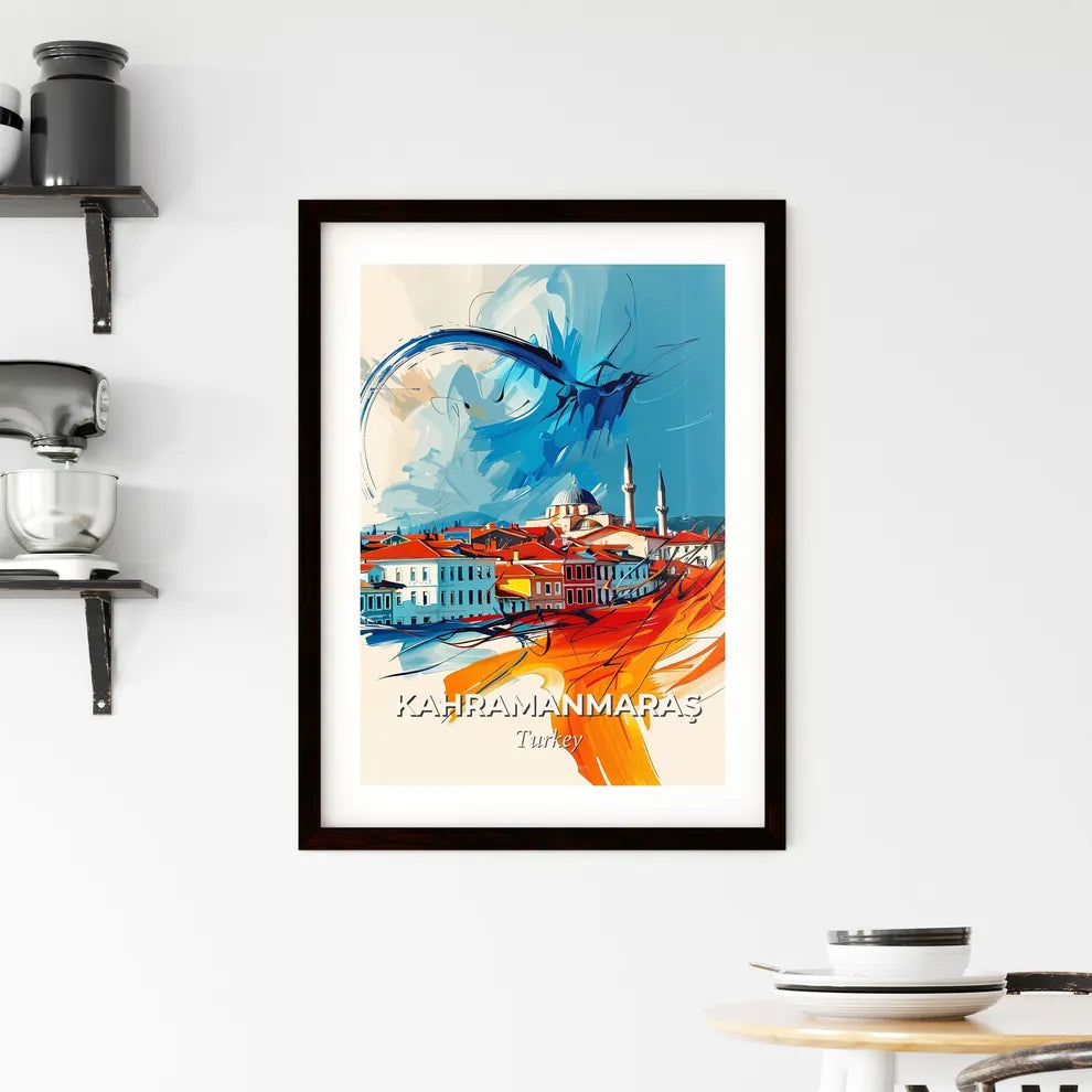 Vibrant Kahramanmaraş, Turkey Framed Print