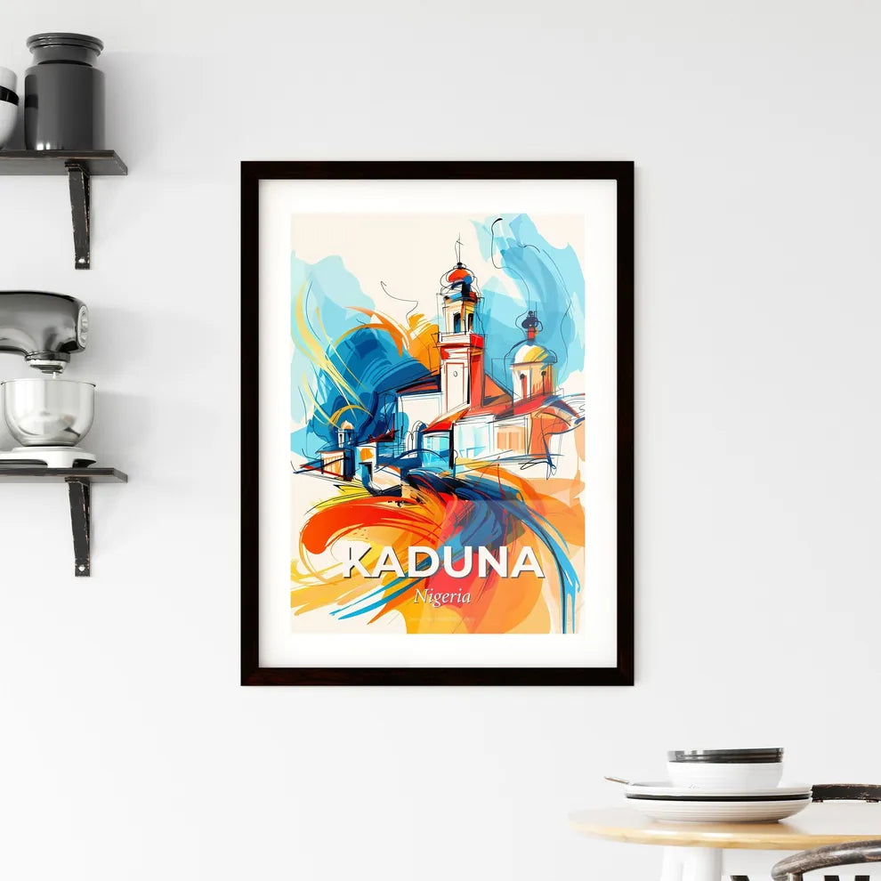 Vibrant Kaduna, Nigeria Framed Print