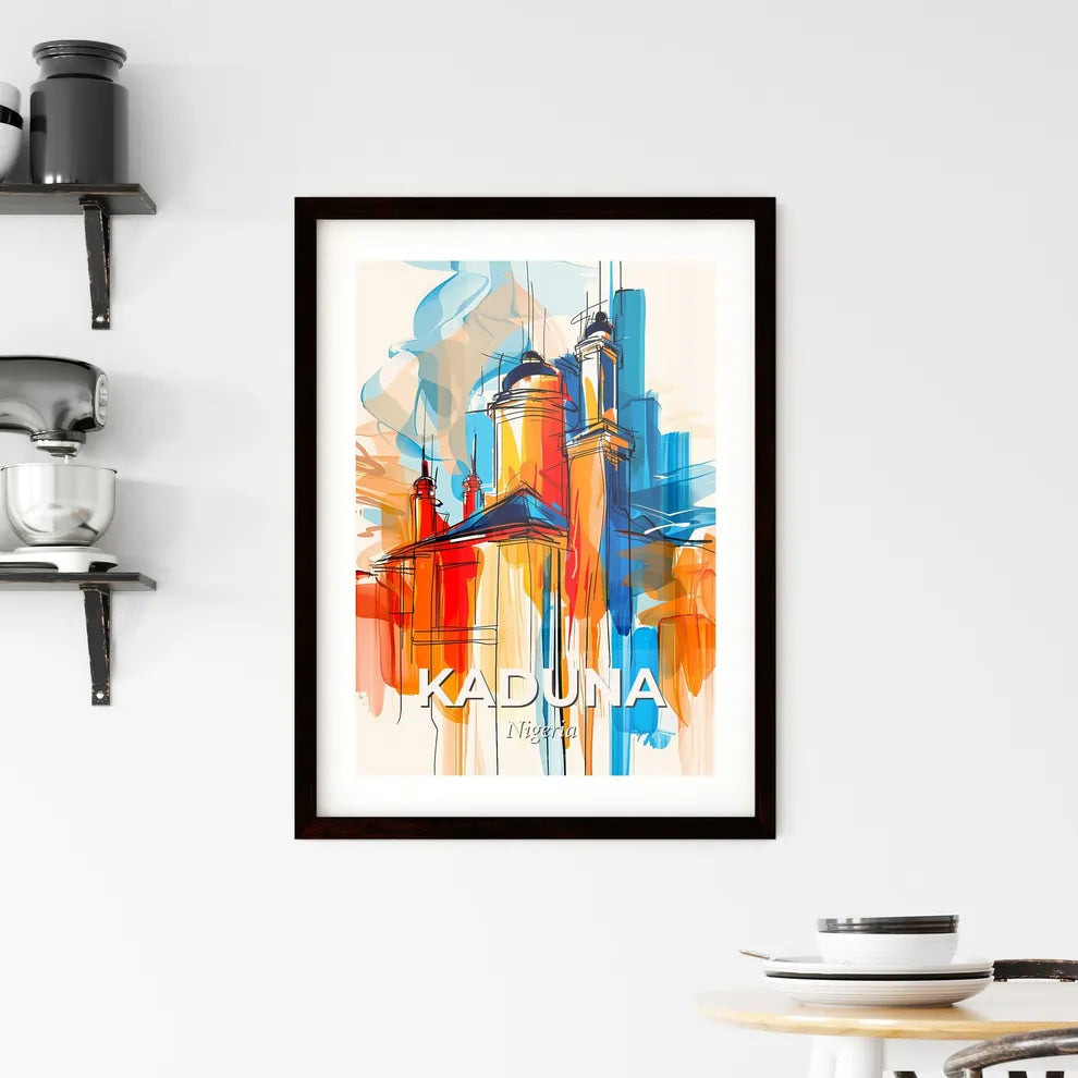 Vibrant Kaduna, Nigeria Framed Print