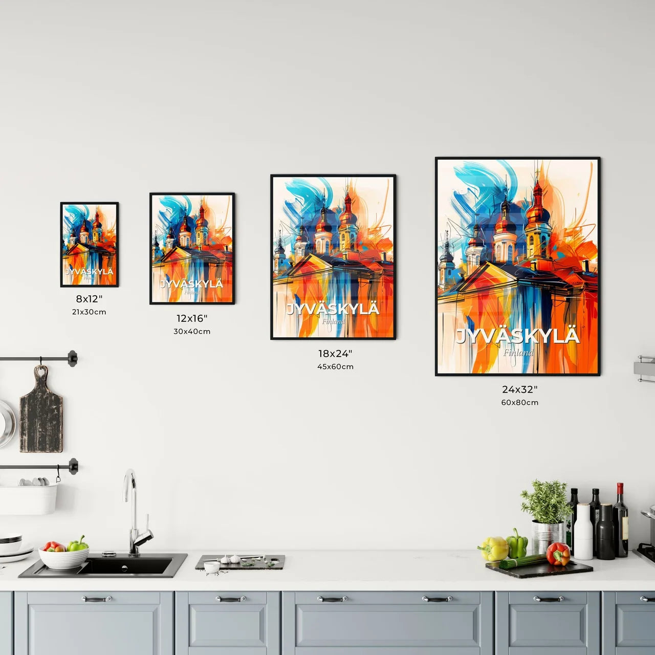 Vibrant Jyväskylä, Finland Kitchen Art