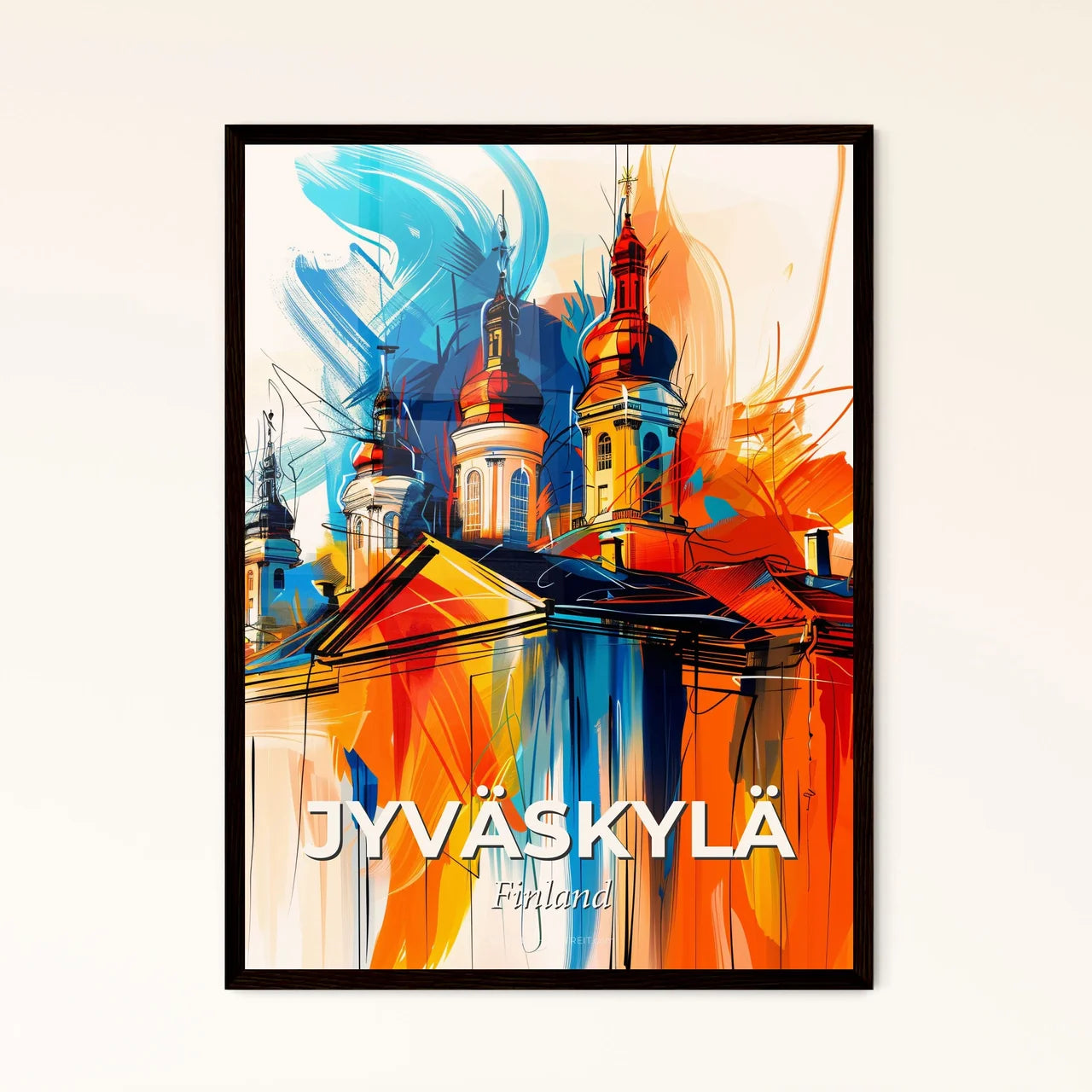 Vibrant Jyväskylä, Finland Art Print