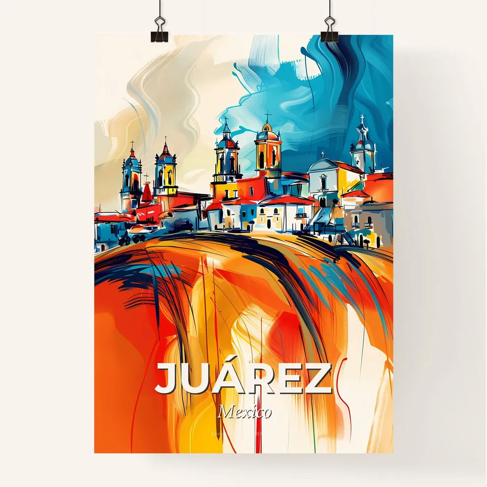 Vibrant Juárez, Mexico Poster