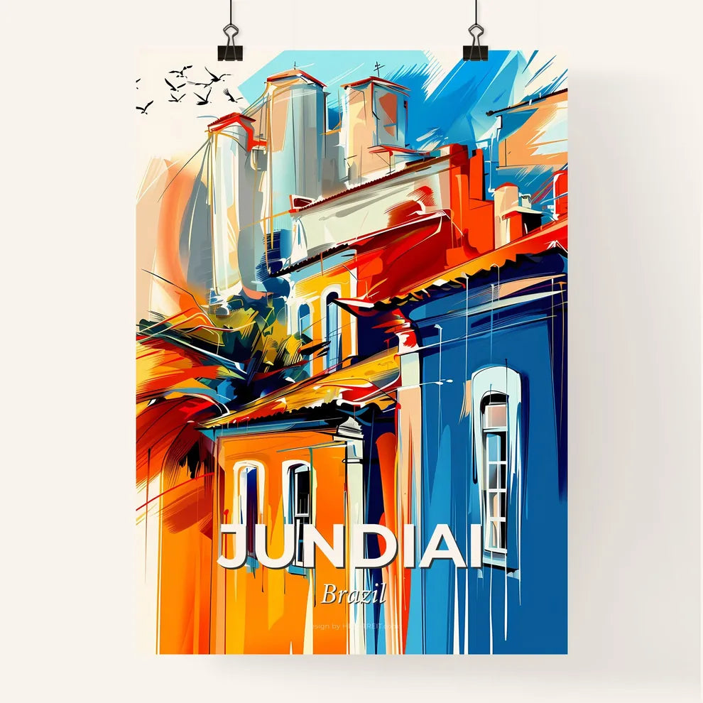 Vibrant Jundiai, Brazil Poster