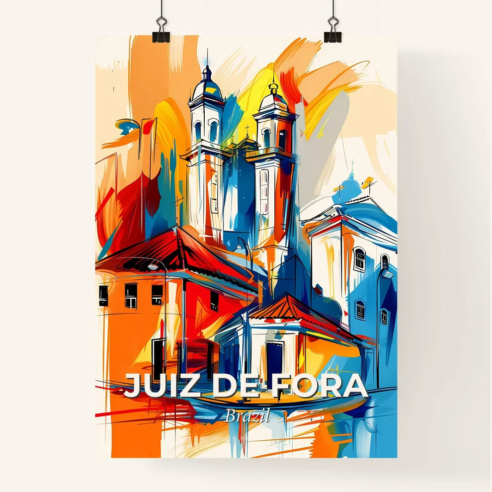 Vibrant Juiz De Fora, Brazil Poster