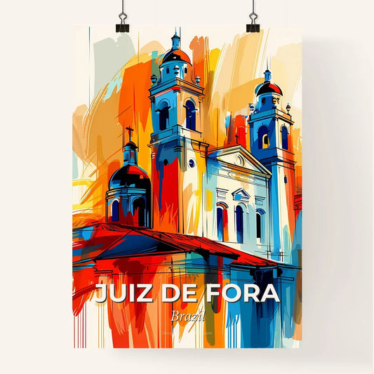 Vibrant Juiz De Fora, Brazil Poster