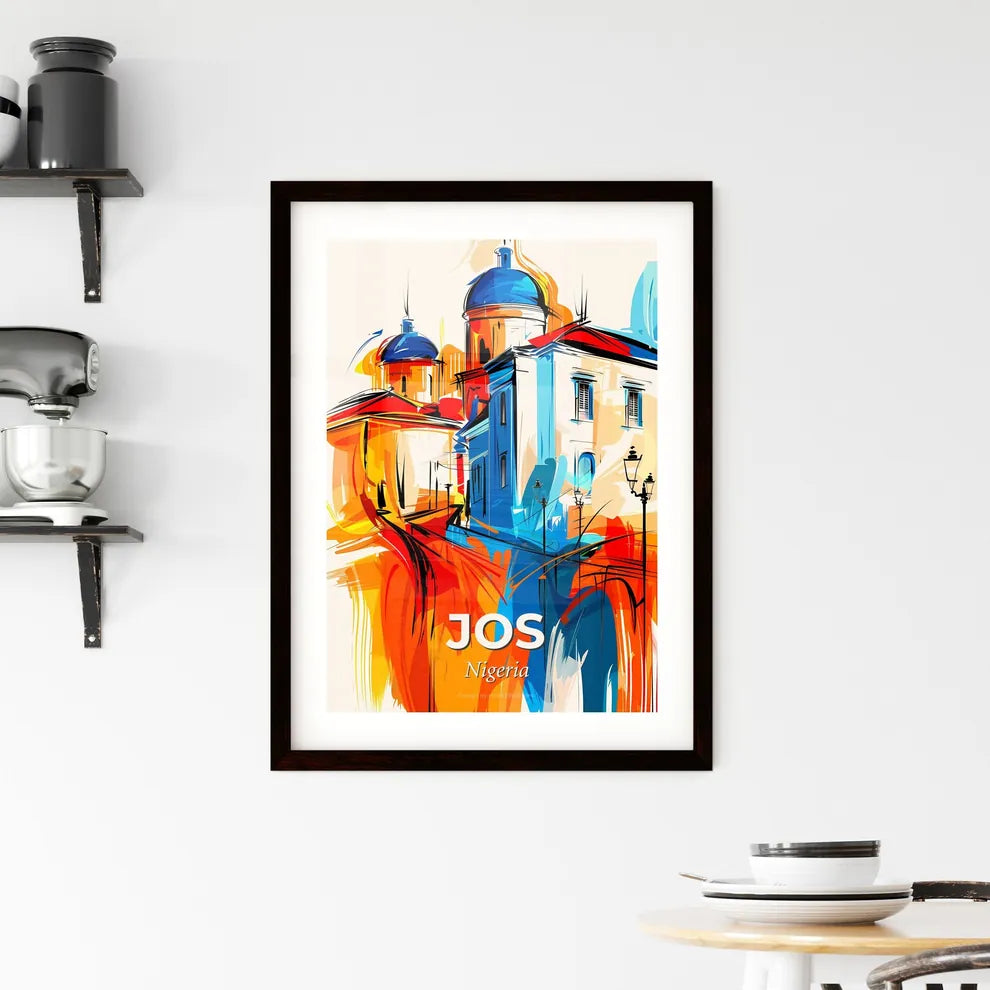 Vibrant Jos, Nigeria Framed Print
