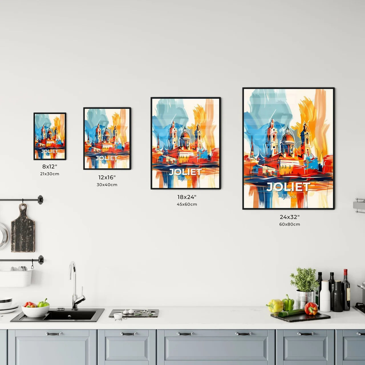 Vibrant Joliet, Illinois Kitchen Art