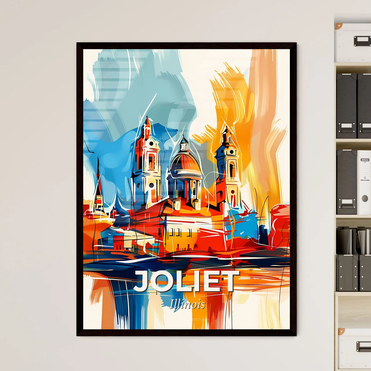Vibrant Joliet, Illinois Art Print