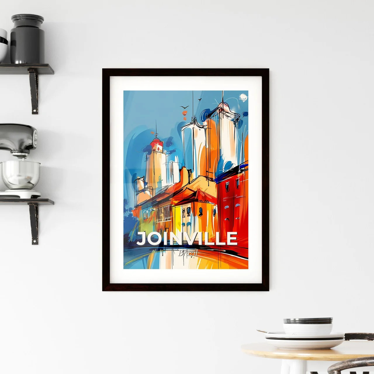 Vibrant Joinville, Brazil Framed Print