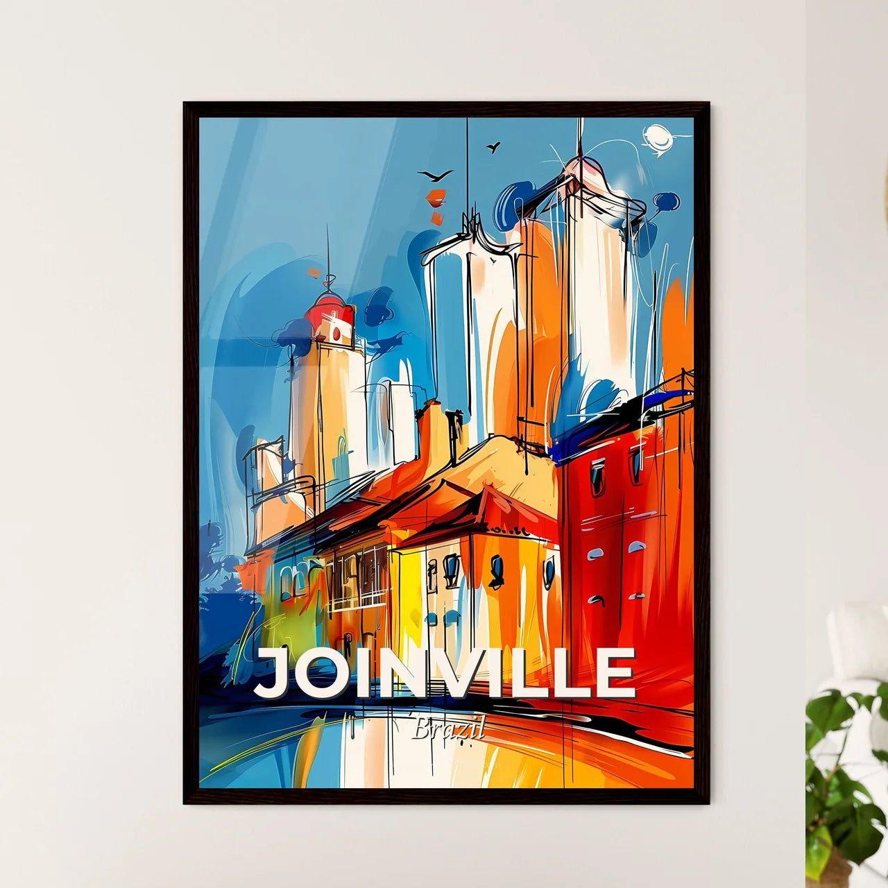 Vibrant Joinville, Brazil Art Print