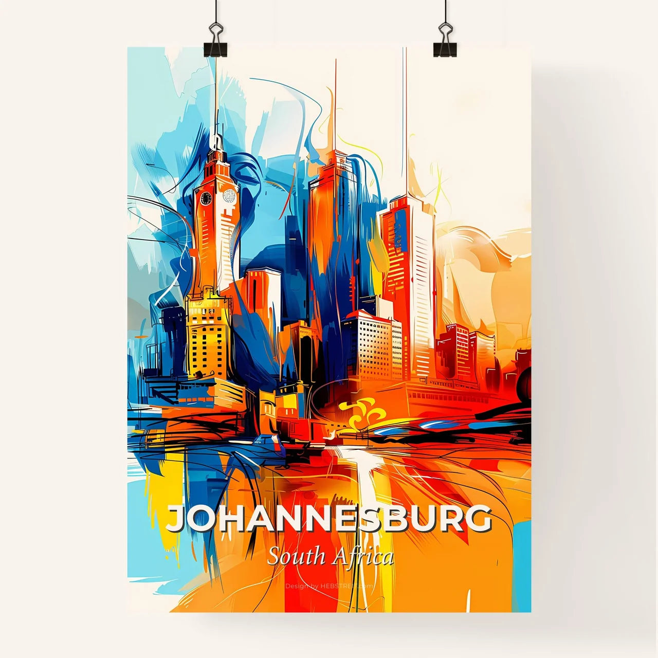 Vibrant Johannesburg, South Africa Poster